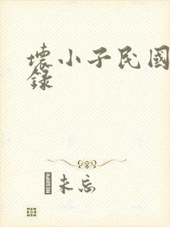 坏小子民国穿越录