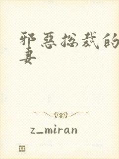 邪恶总裁的娇宠妻