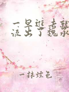 一旦进去就无法流出了魏承泽