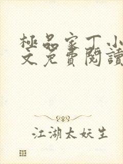 极品家丁小说全文免费阅读