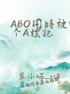 ABO同时被四个A标记