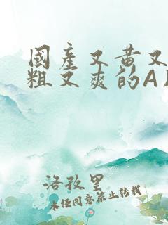 国产又黄又猛又粗又爽的A片小说