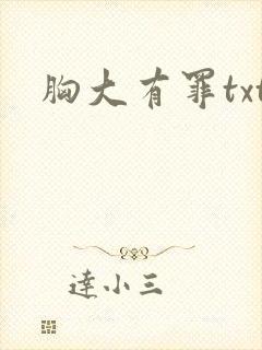 胸大有罪txt