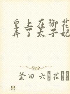 皇上在御花园c弄了太子妃