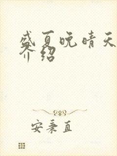 盛夏晚晴天剧情介绍