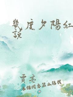 几度夕阳红 小说