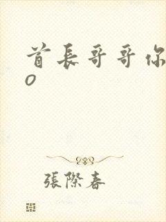 首长哥哥你好po