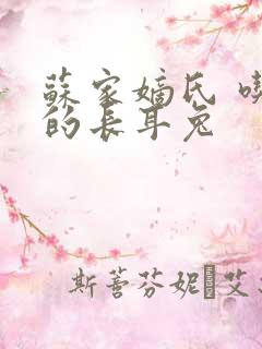 苏家嫡氏 吃肉的长耳兔