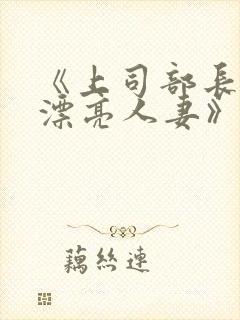 《上司部长出轨漂亮人妻》