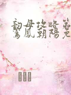 韵母攻略第二部鸾凤朝阳免费