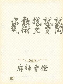 你敢找试试BY几树免费阅读