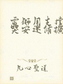 雷狮用支撑器玩哭安迷修扩张