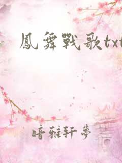 凤舞战歌txt