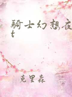 骑士幻想夜txt