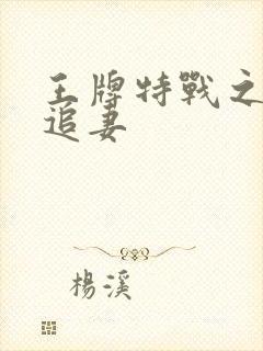 王牌特战之军少追妻