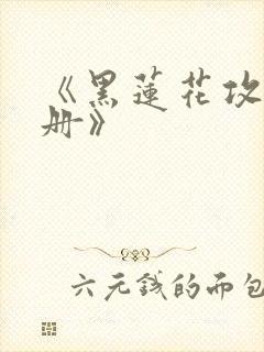 《黑莲花攻略手册》
