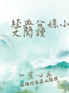 经典公媳小说全文阅读