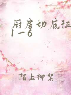 厨房切底征服岳1一6