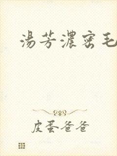 汤芳浓密毛下部