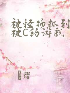 被怪物抓到就会被C的游戏