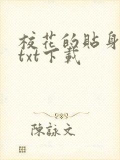 校花的贴身保镖txt下载