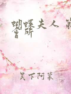 蝴蝶夫人 第一会所