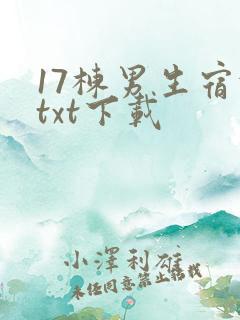 17栋男生宿舍txt下载