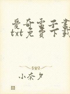 爱奇电子书下载txt免费下载