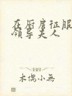 在厨房征服美丽领导夫人