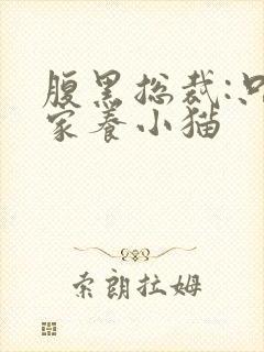 腹黑总裁:只疼家养小猫