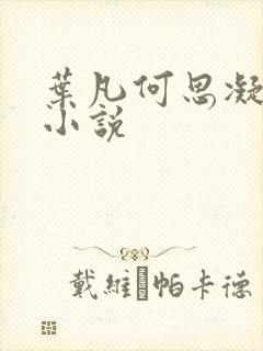 叶凡何思凝七月小说