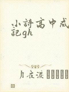 小诗高中成长日记gh