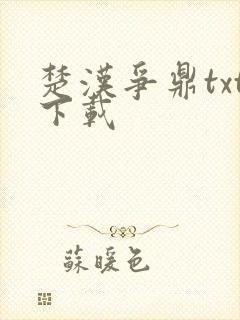 楚汉争鼎txt下载