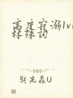 高度宠溺1v1林殊词