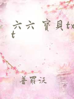 六六 宝贝txt