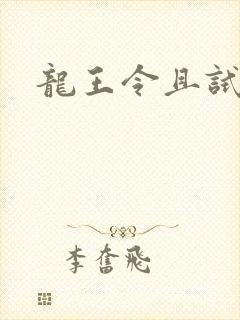 龙王令且试天下
