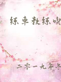 练车教练吃我奶