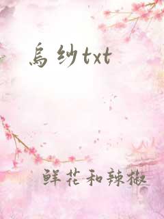 乌纱txt