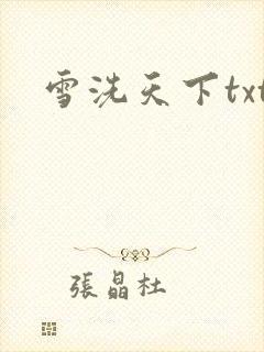 雪洗天下txt