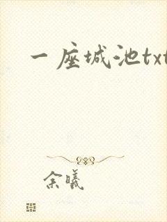 一座城池txt
