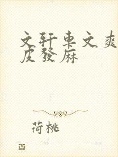 文轩车文爽到头皮发麻