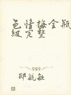 色情梅金瓶2三级完整