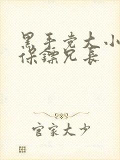 黑手党大小姐和保镖兄长