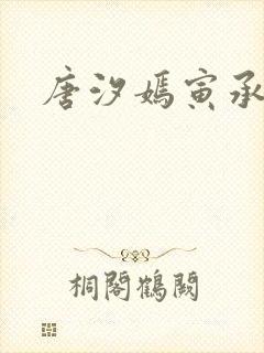 唐汐嫣寅承小说