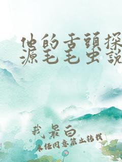 他的舌头探进蜜源毛毛虫说说视频