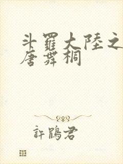 斗罗大陆之肉奴唐舞桐