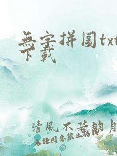 无字拼图txt下载