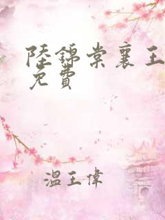 陆锦棠襄王全文免费