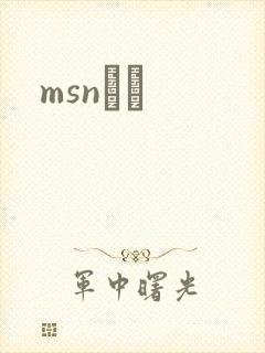 msnС˵