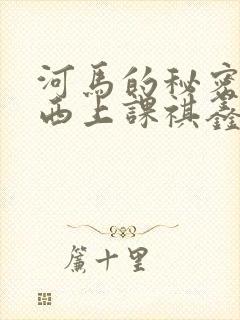 河马的秘密夹东西上课祺鑫